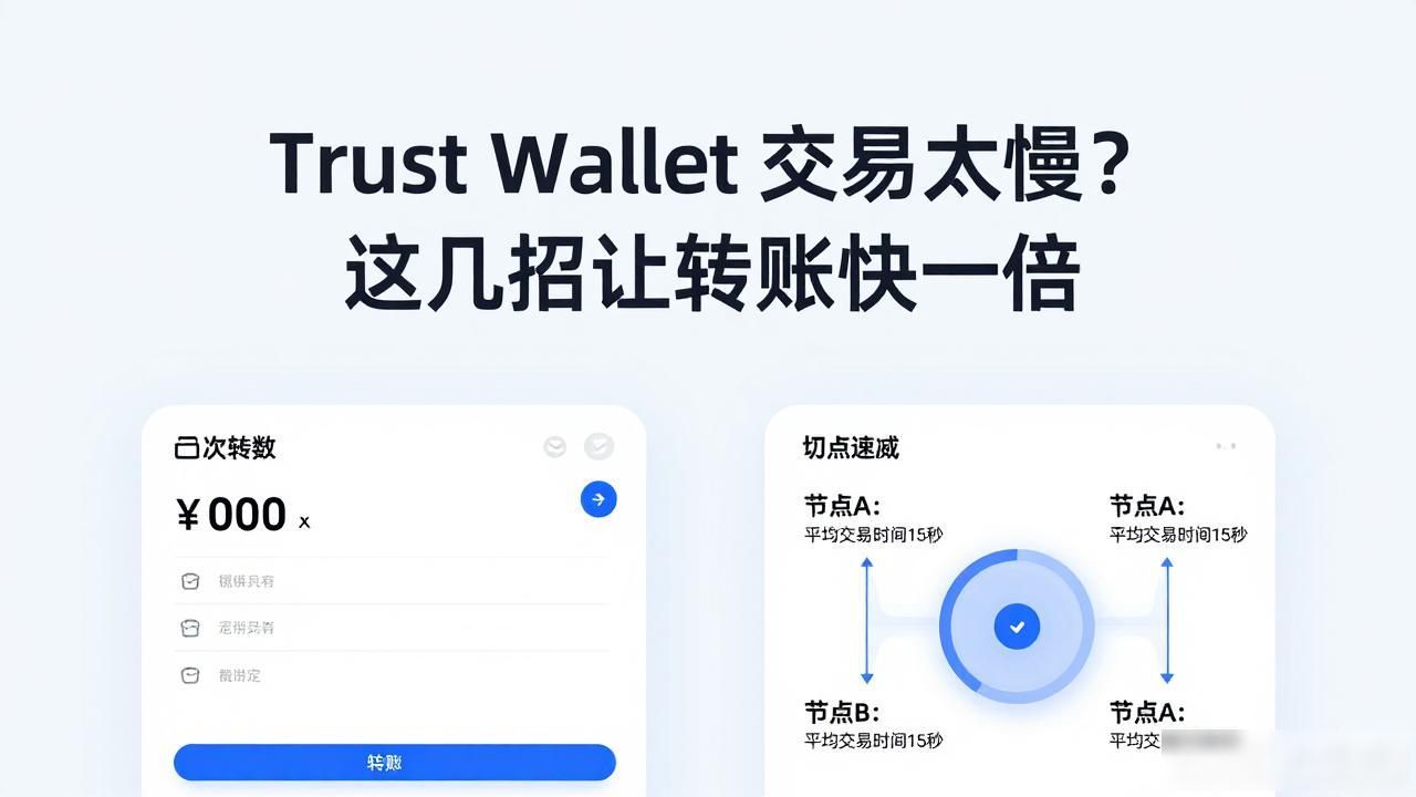 Trust Wallet 交易太慢？这几招让转账快一倍