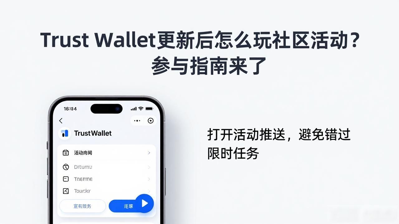 Trust Wallet 更新后怎么玩社区活动？参与指南来了