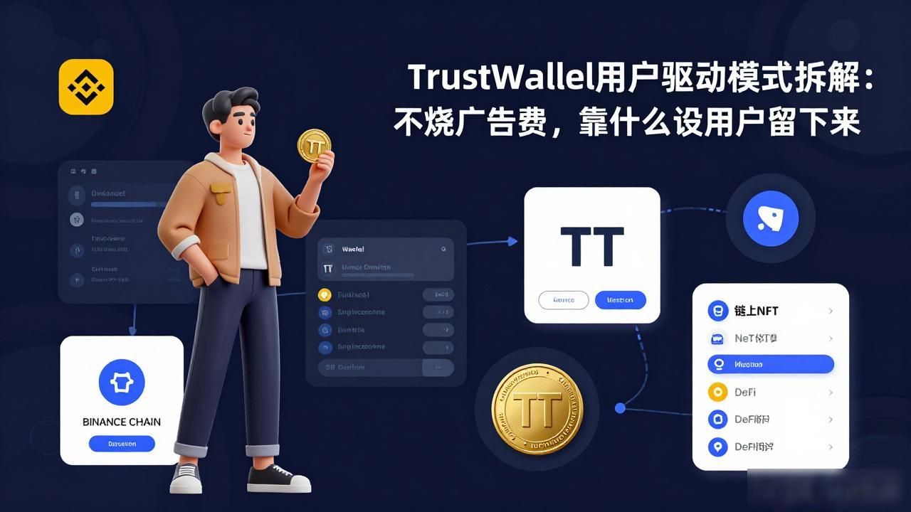 Trust Wallet用户驱动模式拆解：不烧广告费，靠什么让用户留下来