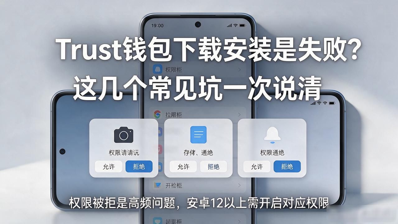 Trust钱包下载安装总是失败？这几个常见坑一次说清