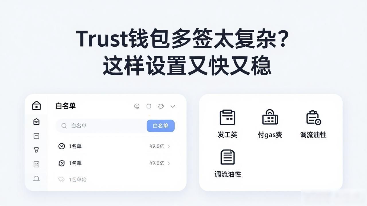 Trust钱包多签太复杂？这样设置又快又稳