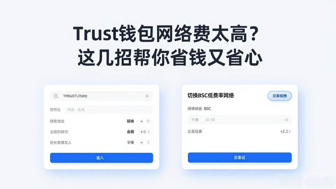 Trust钱包网络费太高？这几招帮你省钱又省心