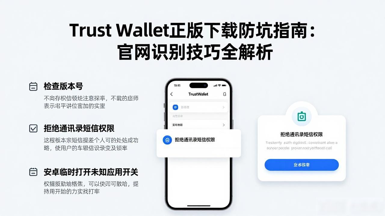 Trust Wallet正版下载防坑指南：官网识别技巧全解析