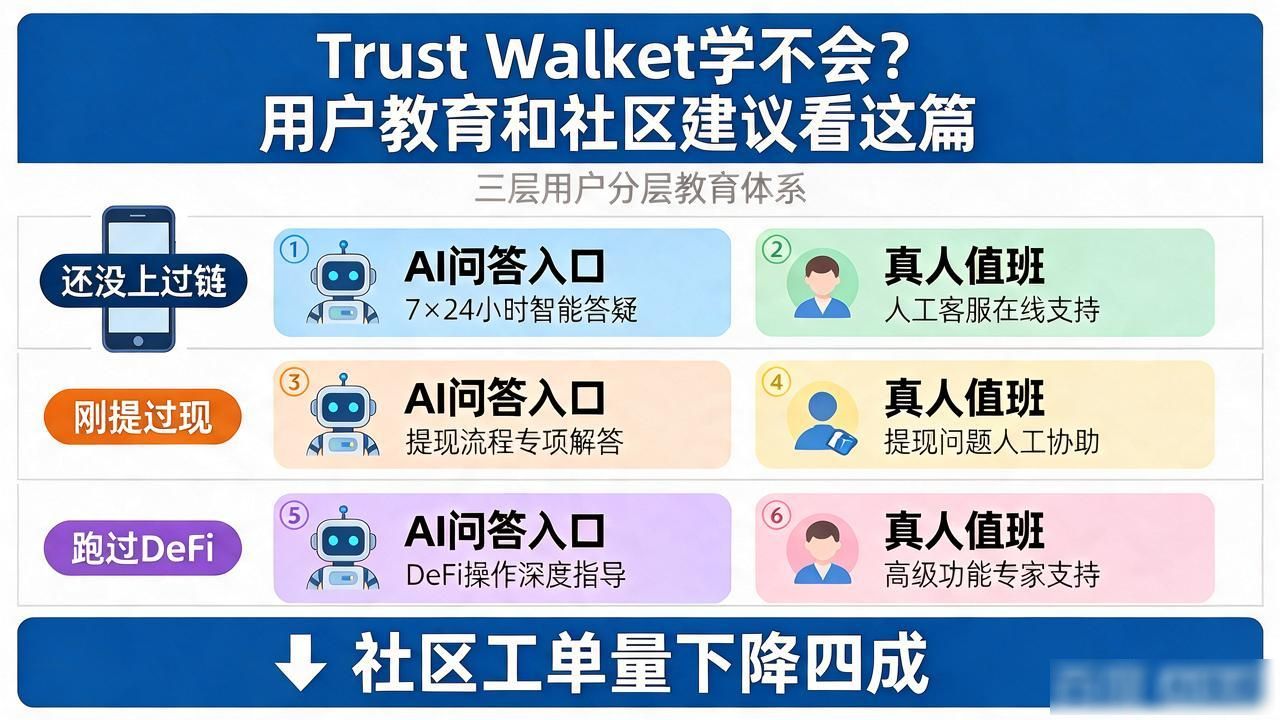 Trust Wallet学不会？用户教育和社区建议看这篇