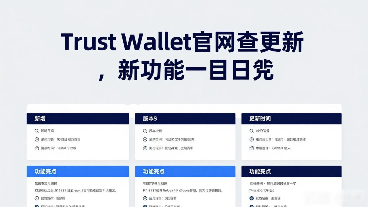 Trust Wallet官网查更新，新功能一目了然