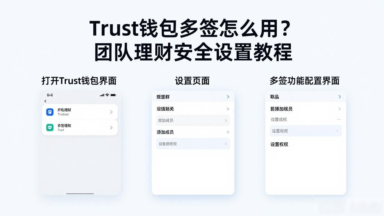 Trust钱包多签怎么用？团队理财安全设置教程