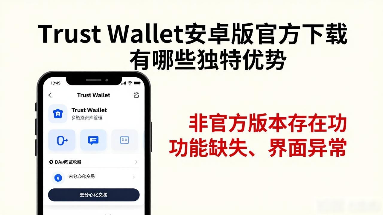 Trust Wallet安卓版官方下载有哪些独特优势