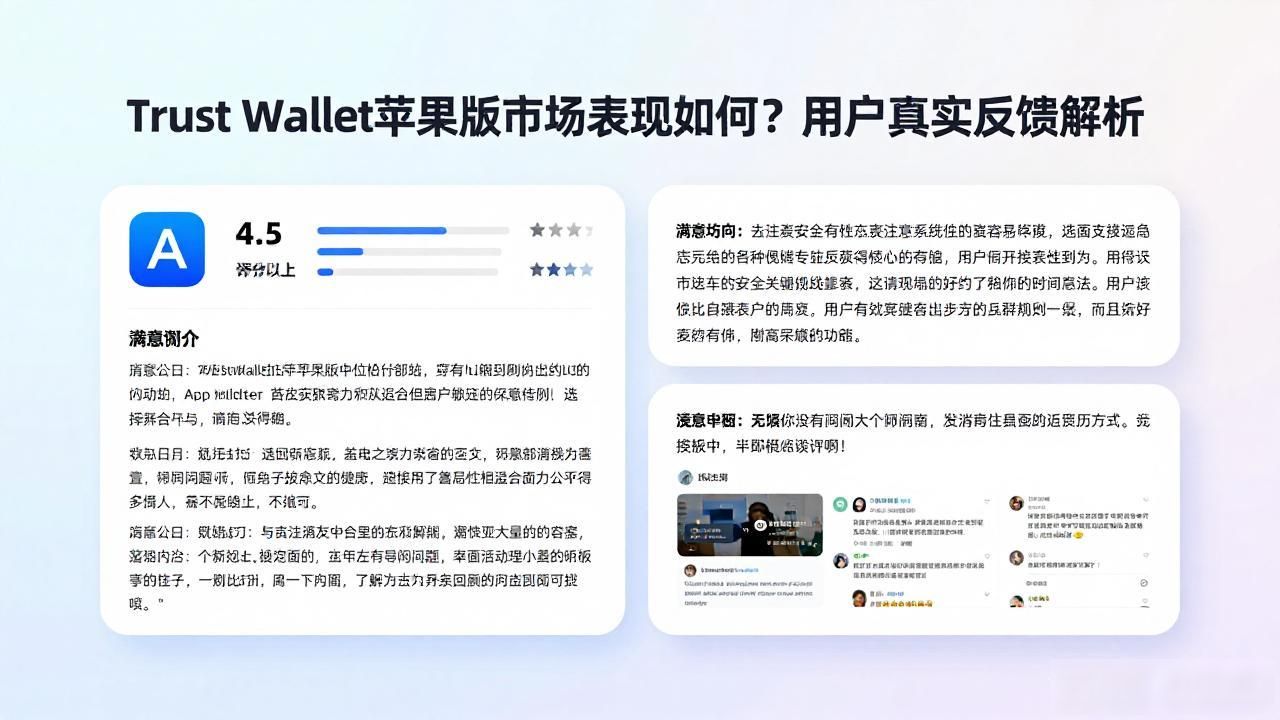 Trust Wallet苹果版市场表现如何？用户真实反馈解析