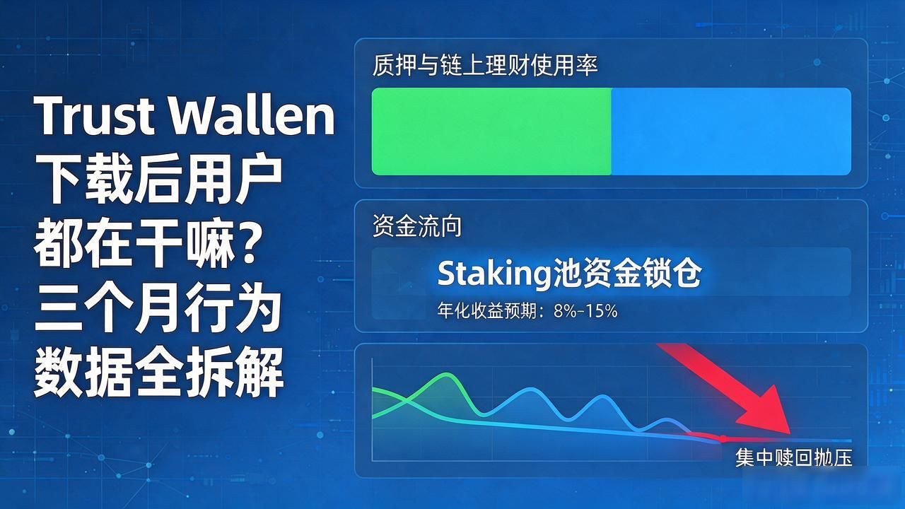 Trust Wallet下载后用户都在干嘛？三个月行为数据全拆解