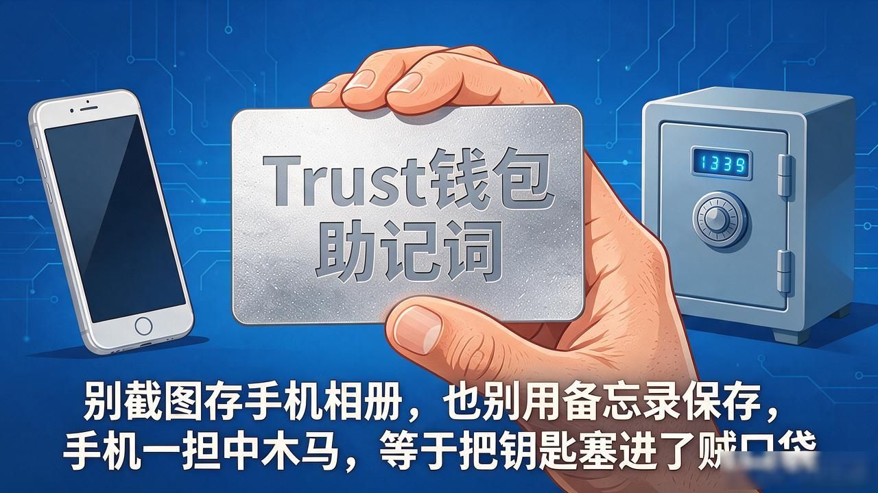 Trust钱包安装时的安全设置，这几步一个都别漏