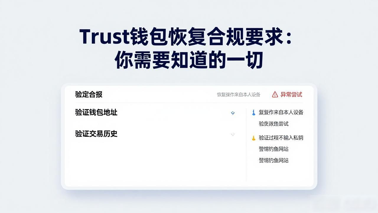 Trust钱包恢复合规要求：你需要知道的一切