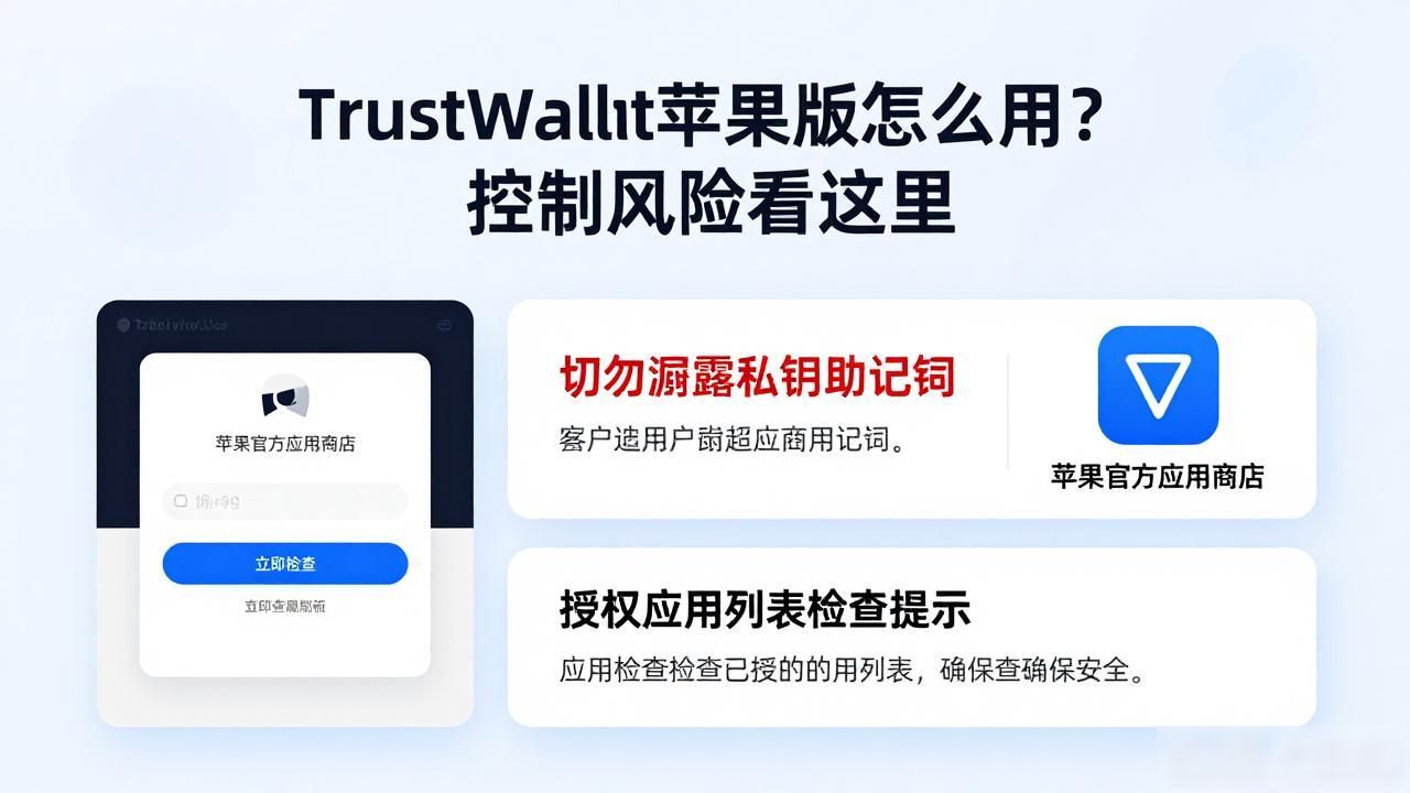 Trust Wallet苹果版怎么用？控制风险看这里