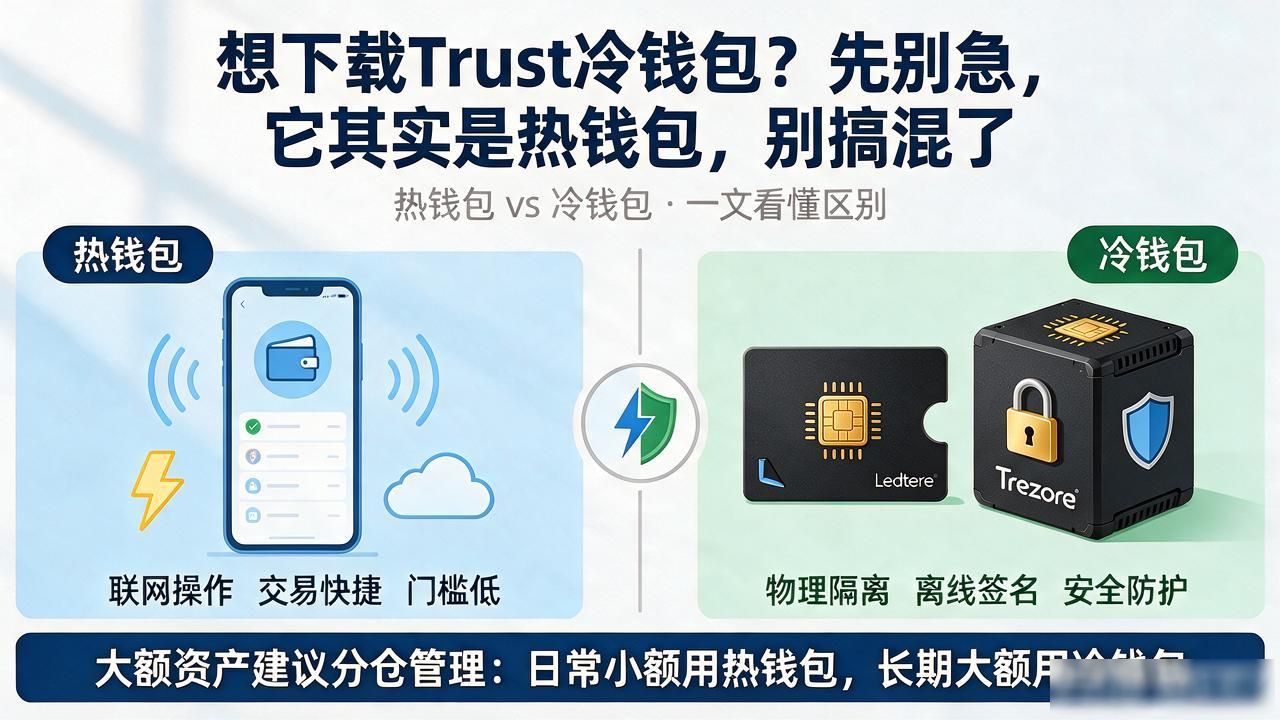 想下载trust冷钱包？先别急，它其实是热钱包，别搞混了