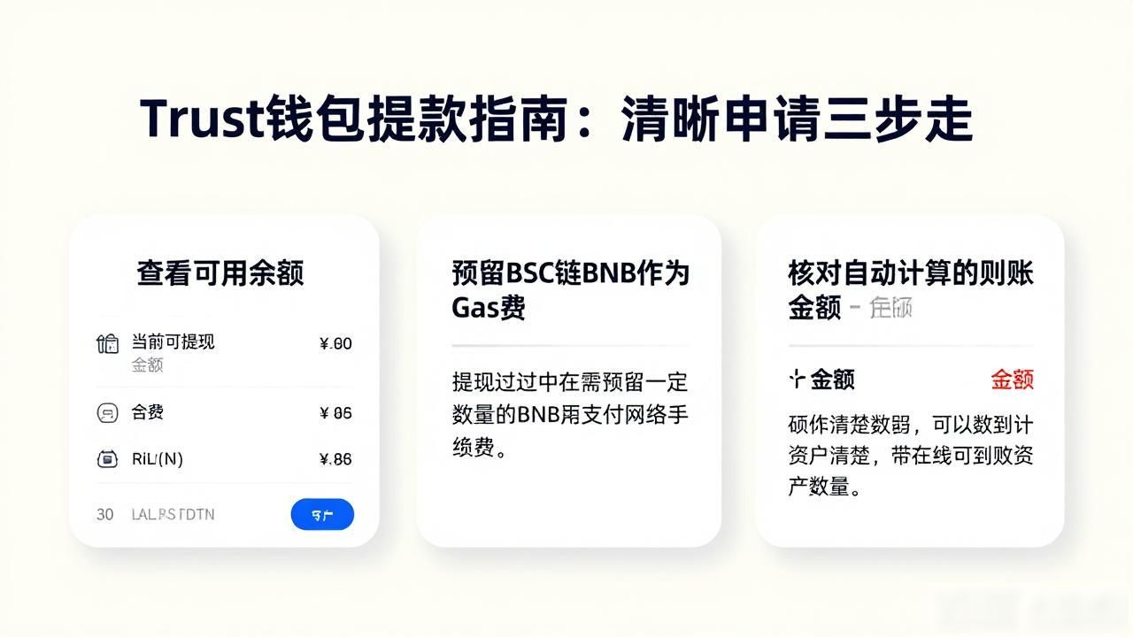 Trust钱包提款指南：清晰申请三步走
