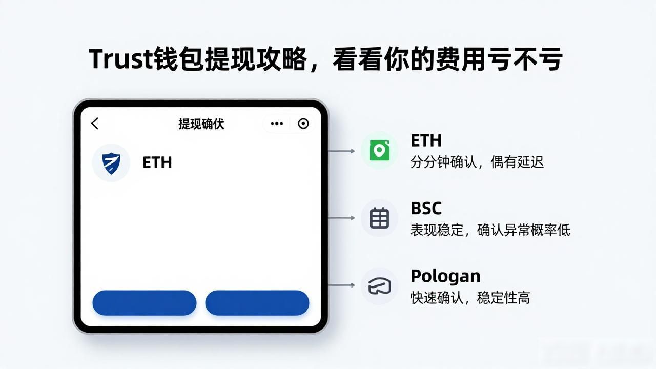 Trust钱包提现攻略，看看你的费用亏不亏
