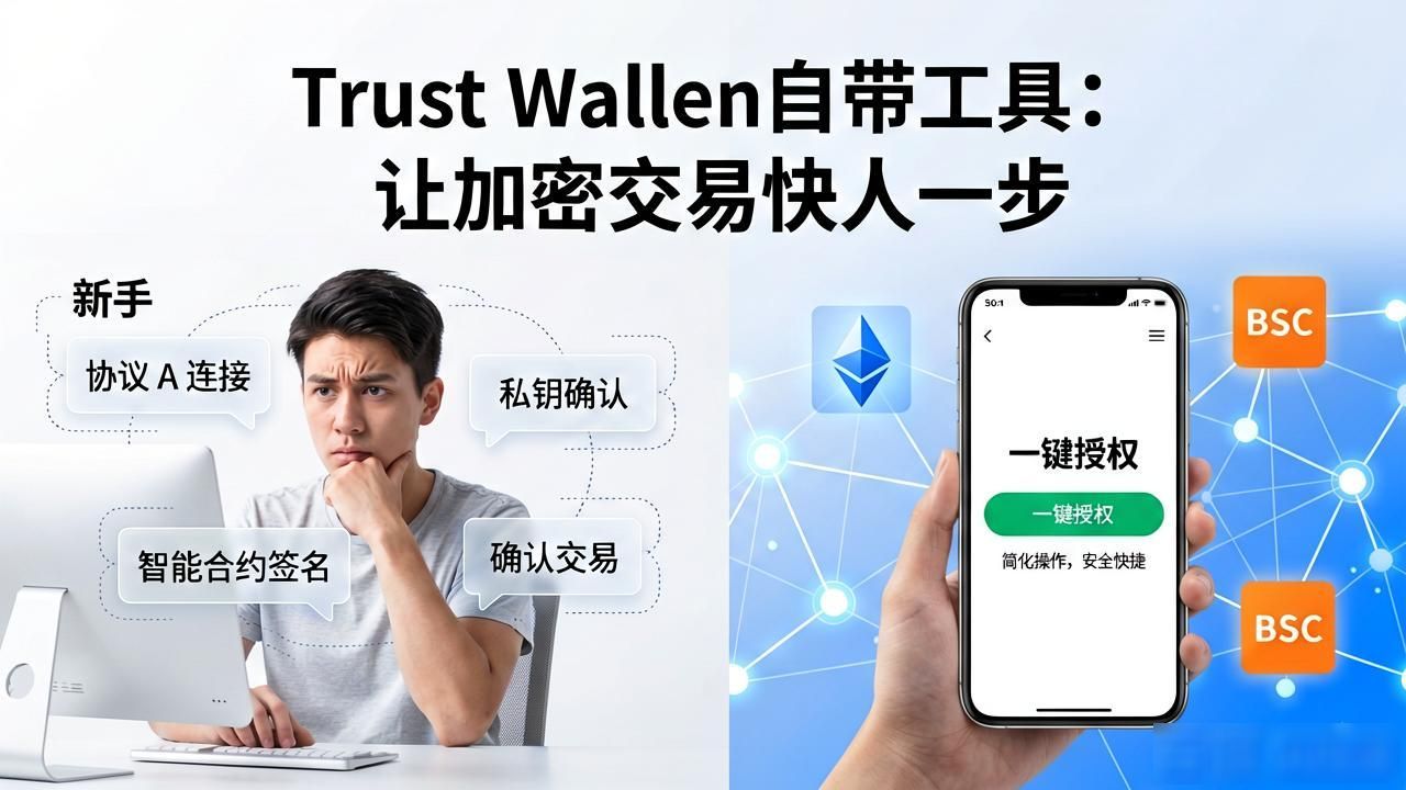 Trust Wallet自带工具：让加密交易快人一步