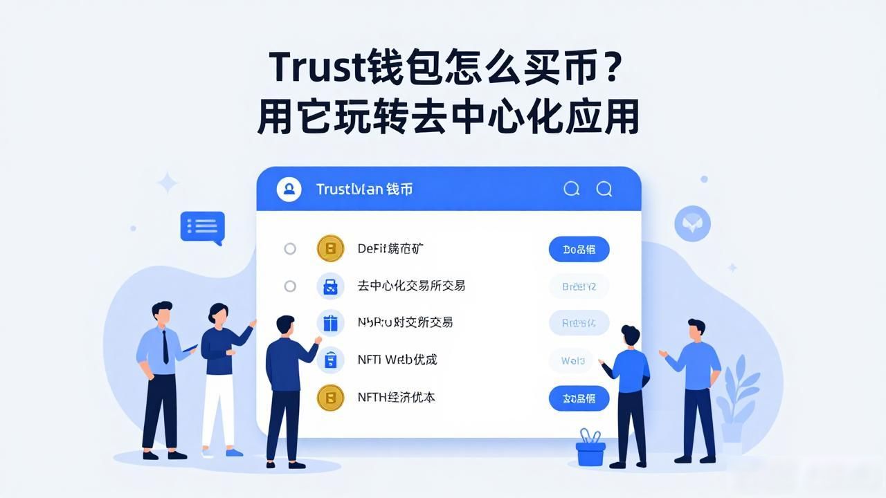 Trust钱包怎么买币？用它玩转去中心化应用