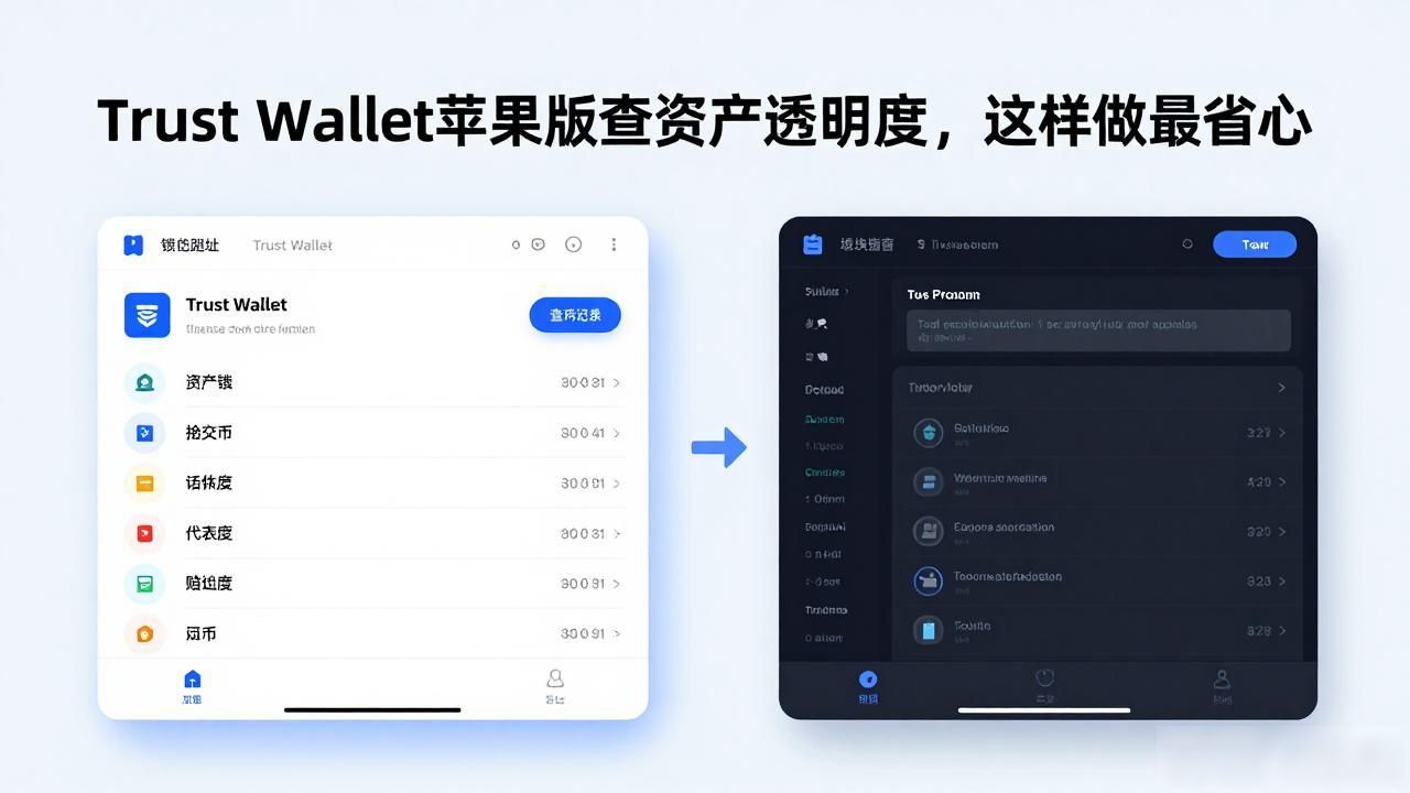 Trust Wallet苹果版查资产透明度，这样做最省心