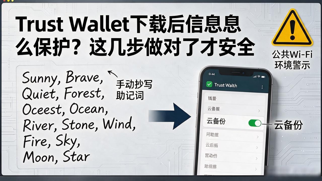 Trust Wallet下载后信息怎么保护？这几步做对了才安全
