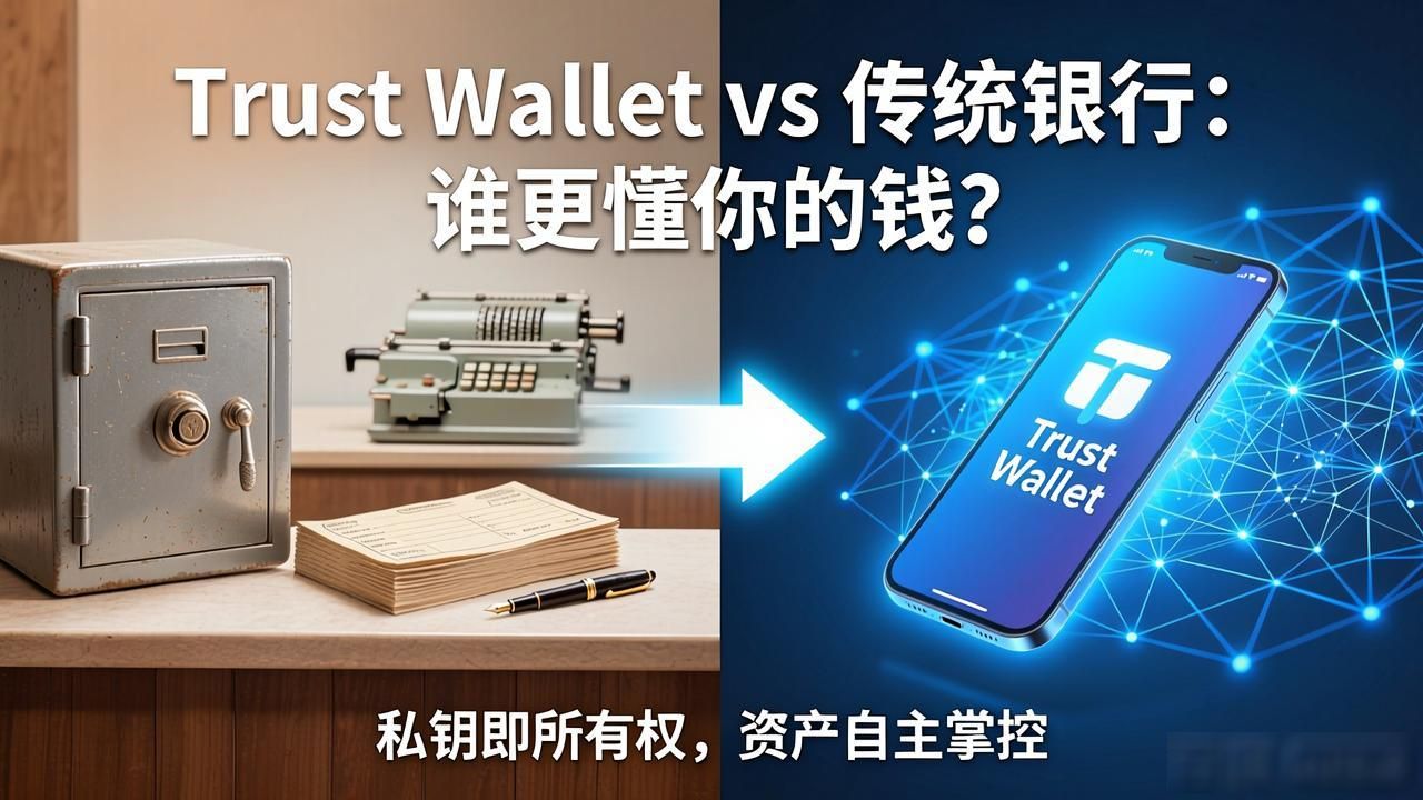 Trust Wallet对比传统银行：谁更懂你的钱？