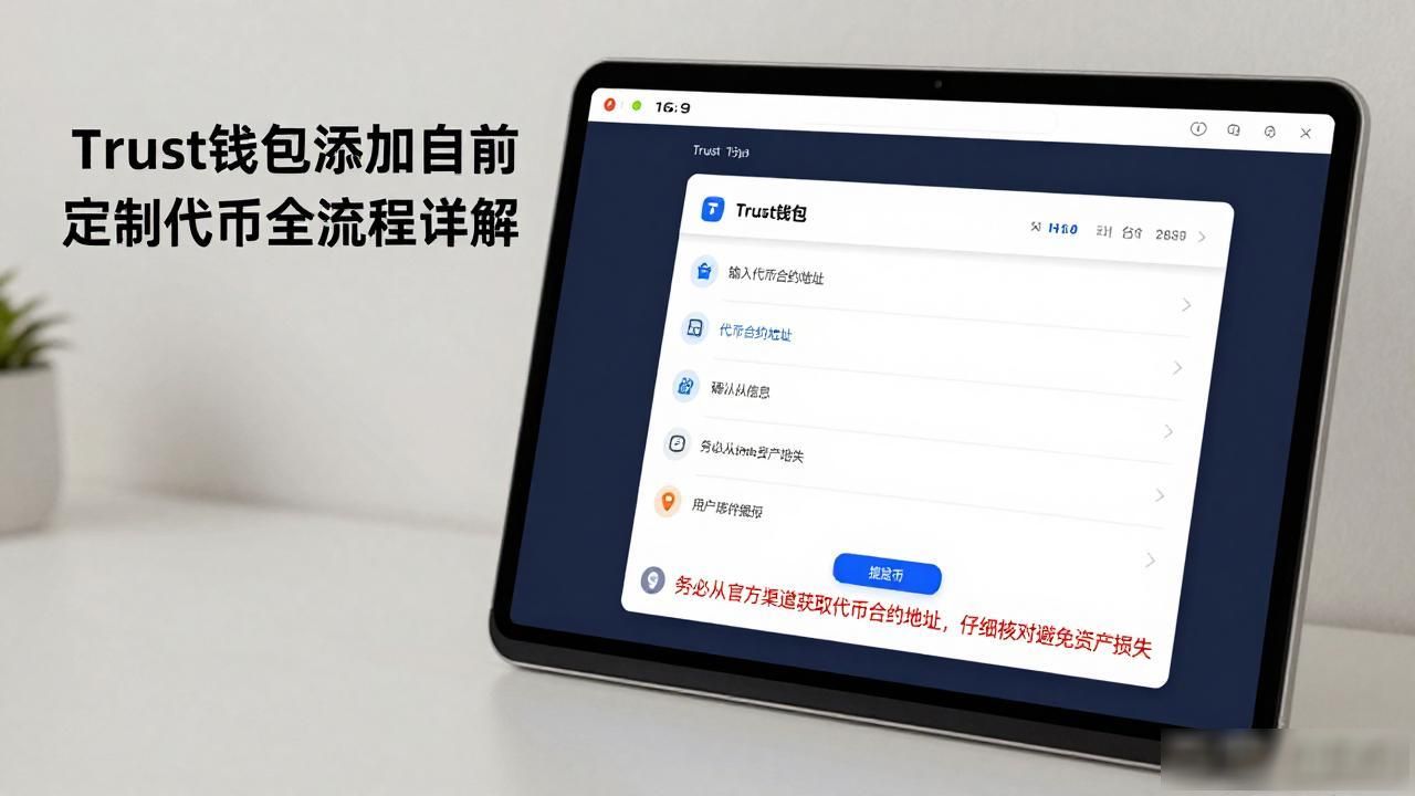 Trust钱包添加自定义代币全流程详解