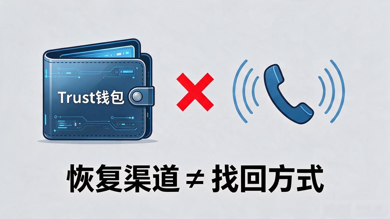 Trust钱包恢复渠道是什么意思？别和找回方式搞混