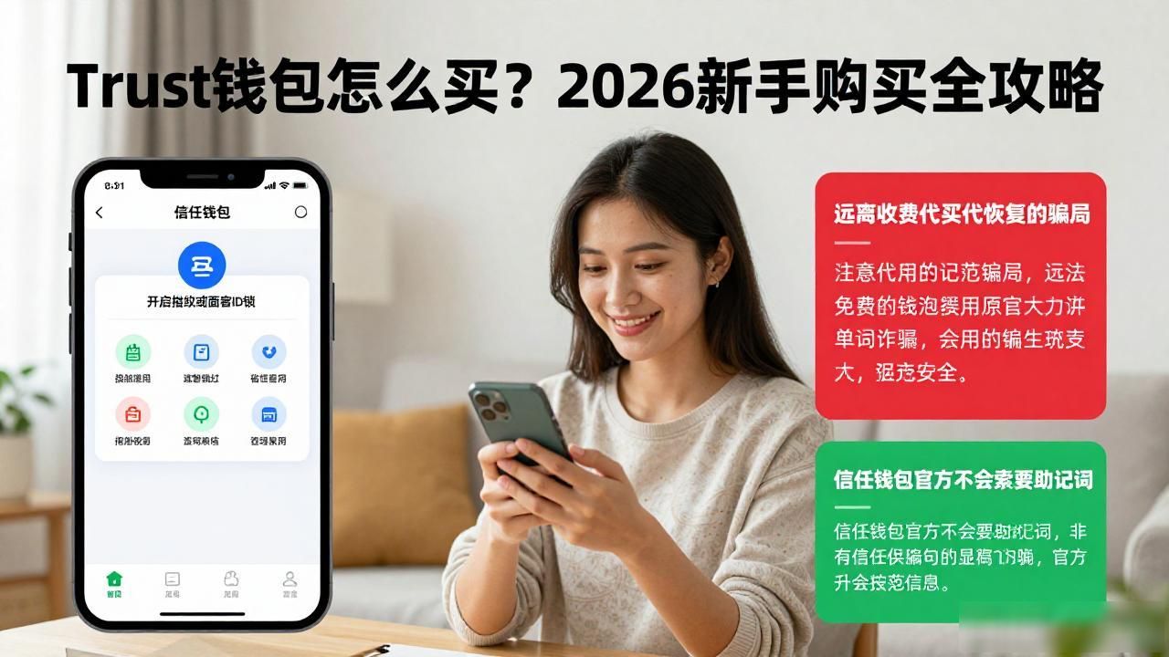 trust钱包怎么买？2026新手购买全攻略