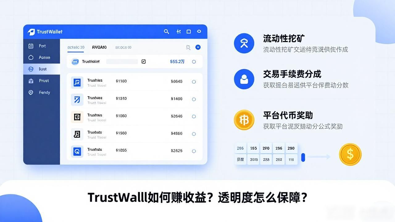 Trust Wallet如何赚收益？透明度怎么保障？