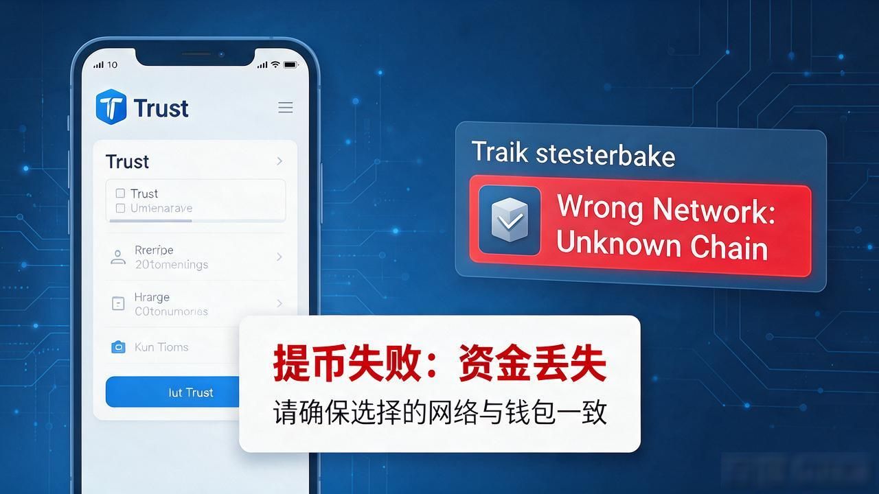 Trust钱包提款失败、不到账，90%的人理解都错了