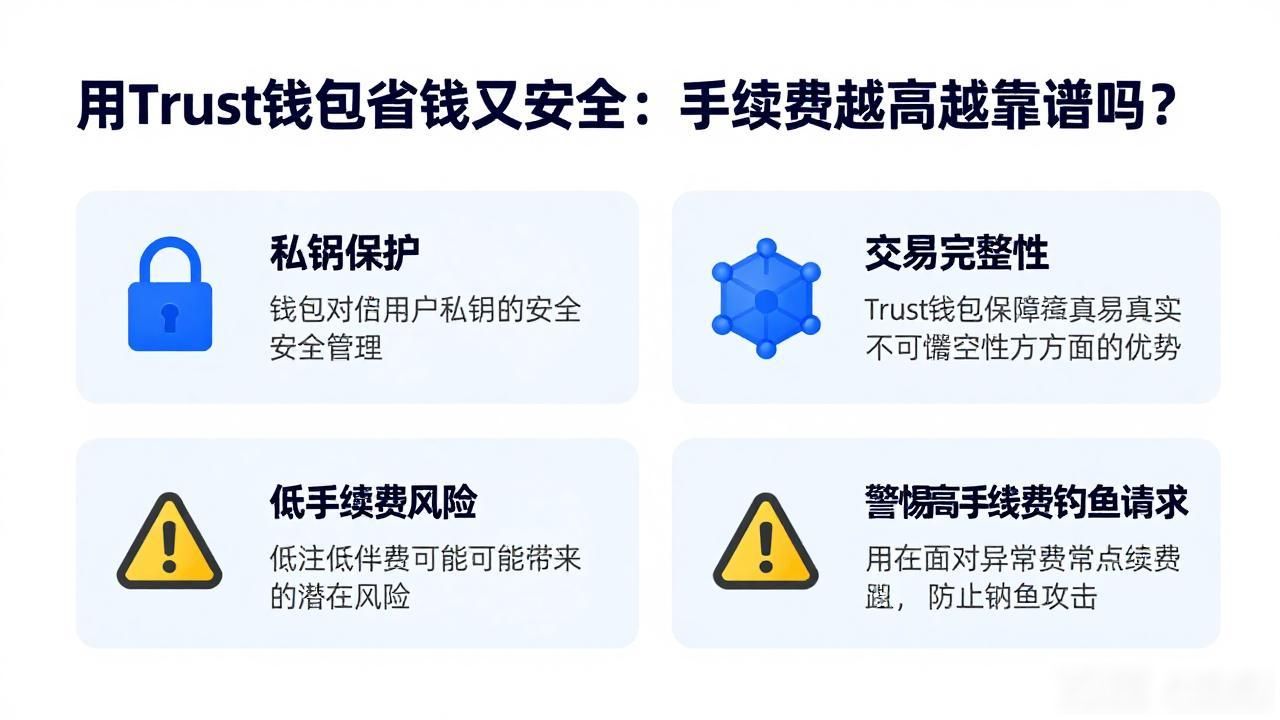 用Trust钱包省钱又安全：手续费越高越靠谱吗？