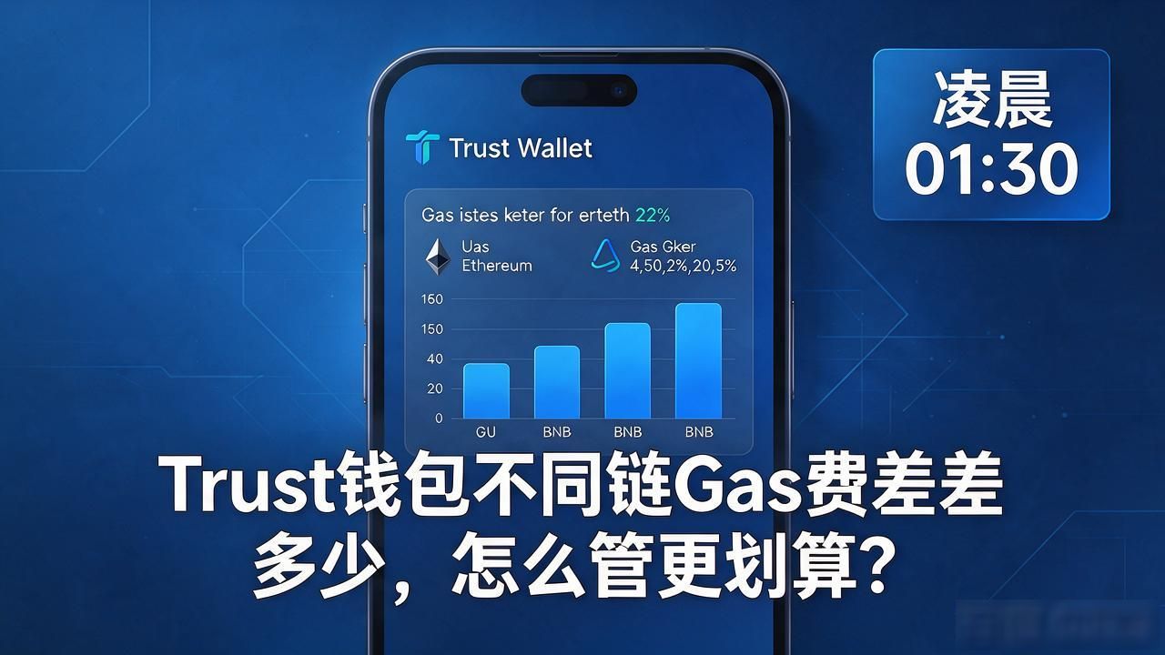 Trust钱包不同链Gas费差多少，怎么管更划算