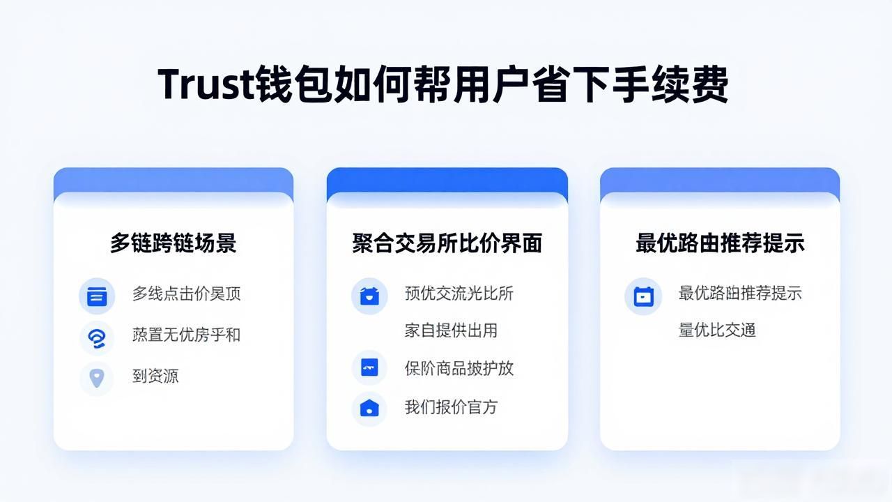Trust钱包如何帮用户省下手续费