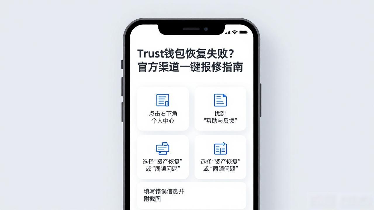 Trust钱包恢复失败？官方渠道一键报修指南