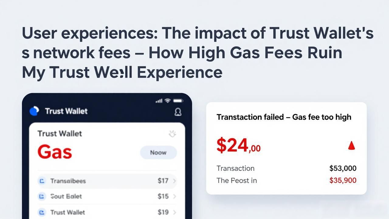 User experiences： The impact of Trust Wallet's network fees How High Gas Fees Ruin My Trust Wallet Experience