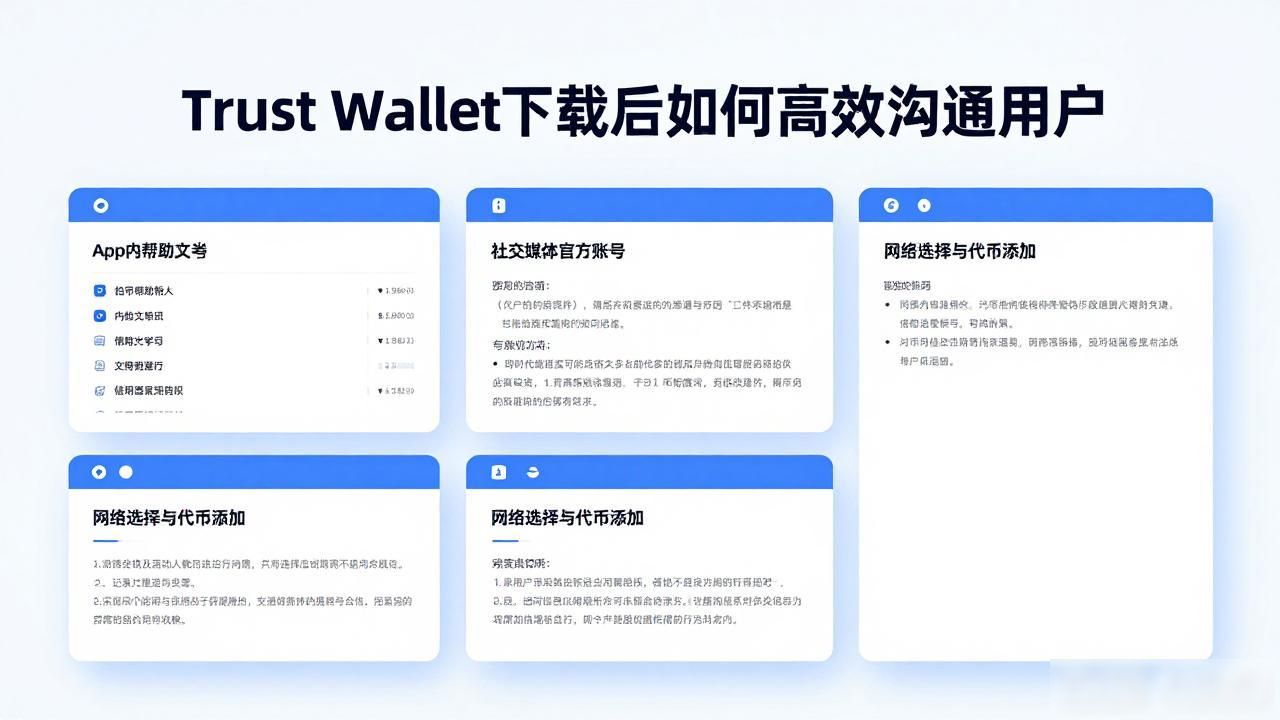 Trust Wallet下载后如何高效沟通用户