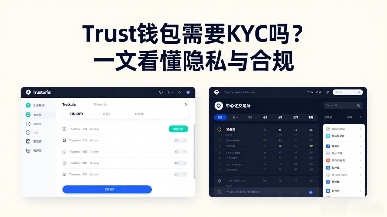 Trust钱包需要KYC吗？一文看懂隐私与合规