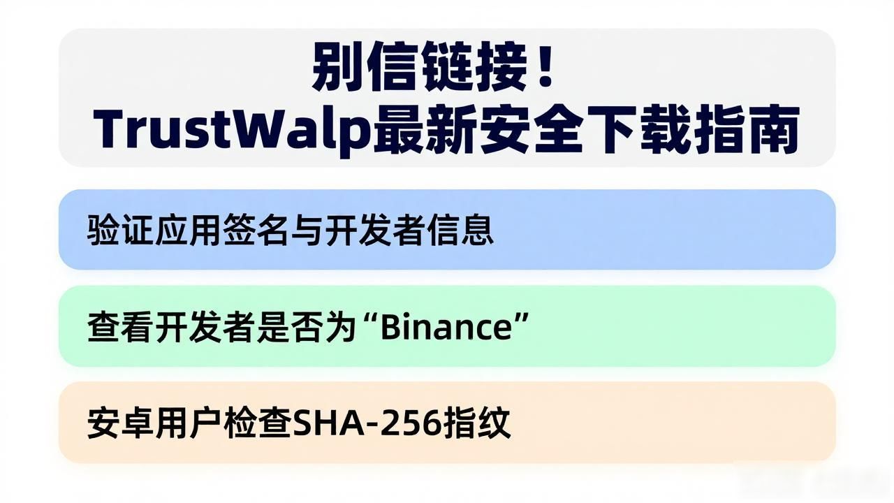 别信链接！Trust Wallet最新安全下载指南