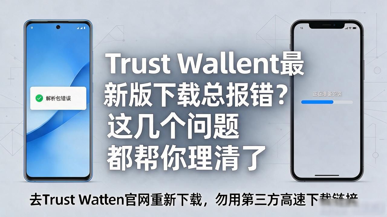 Trust Wallet最新版下载总报错？这几个问题都帮你理清了