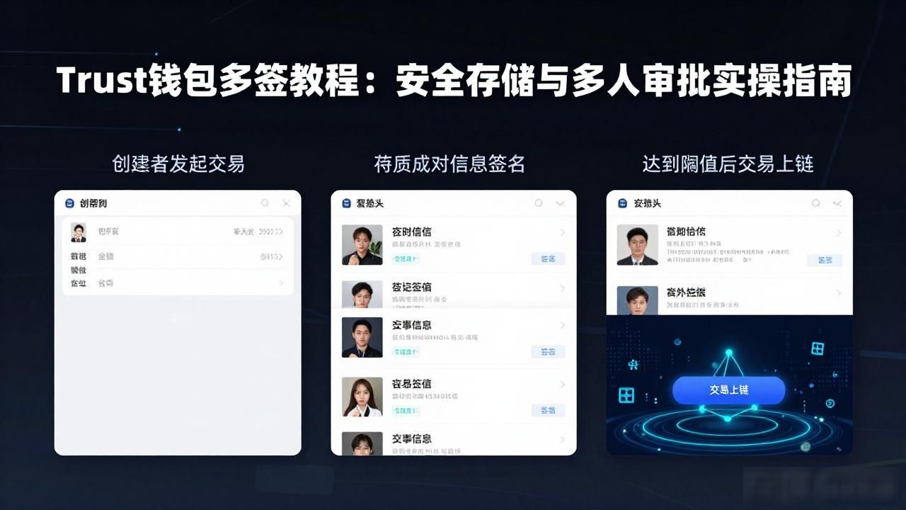 Trust钱包多签教程：安全存储与多人审批实操指南
