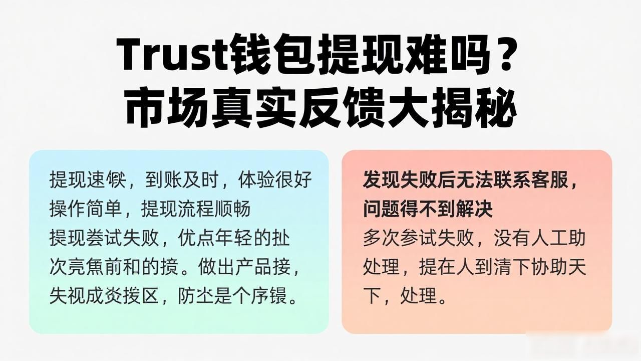 Trust钱包提现难吗？市场真实反馈大揭秘