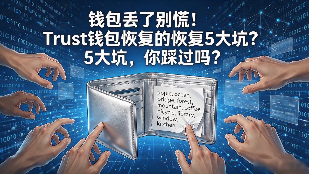 钱包丢了别慌！Trust钱包恢复的5大坑，你踩过吗？