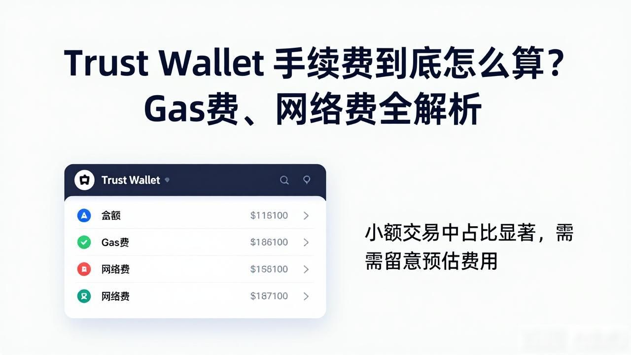 Trust Wallet 手续费到底怎么算？Gas费、网络费全解析