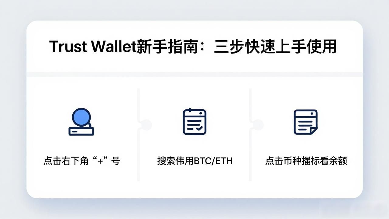 Trust Wallet新手指南：三步快速上手使用