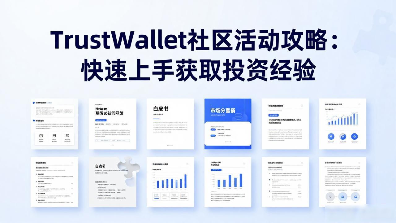 Trust Wallet社区活动攻略：快速上手获取投资经验