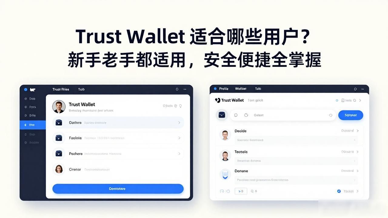 Trust Wallet 适合哪些用户？新手老手都适用，安全便捷全掌握
