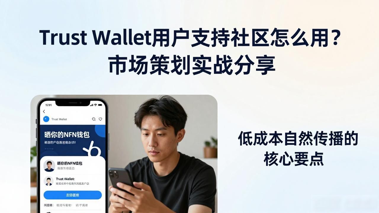Trust Wallet用户支持社区怎么用？市场策划实战分享