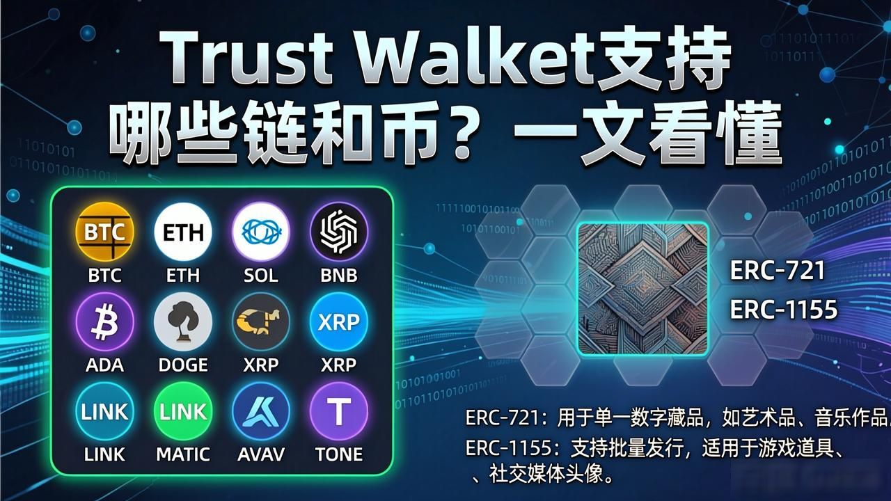 Trust Wallet支持哪些链和币？一文看懂
