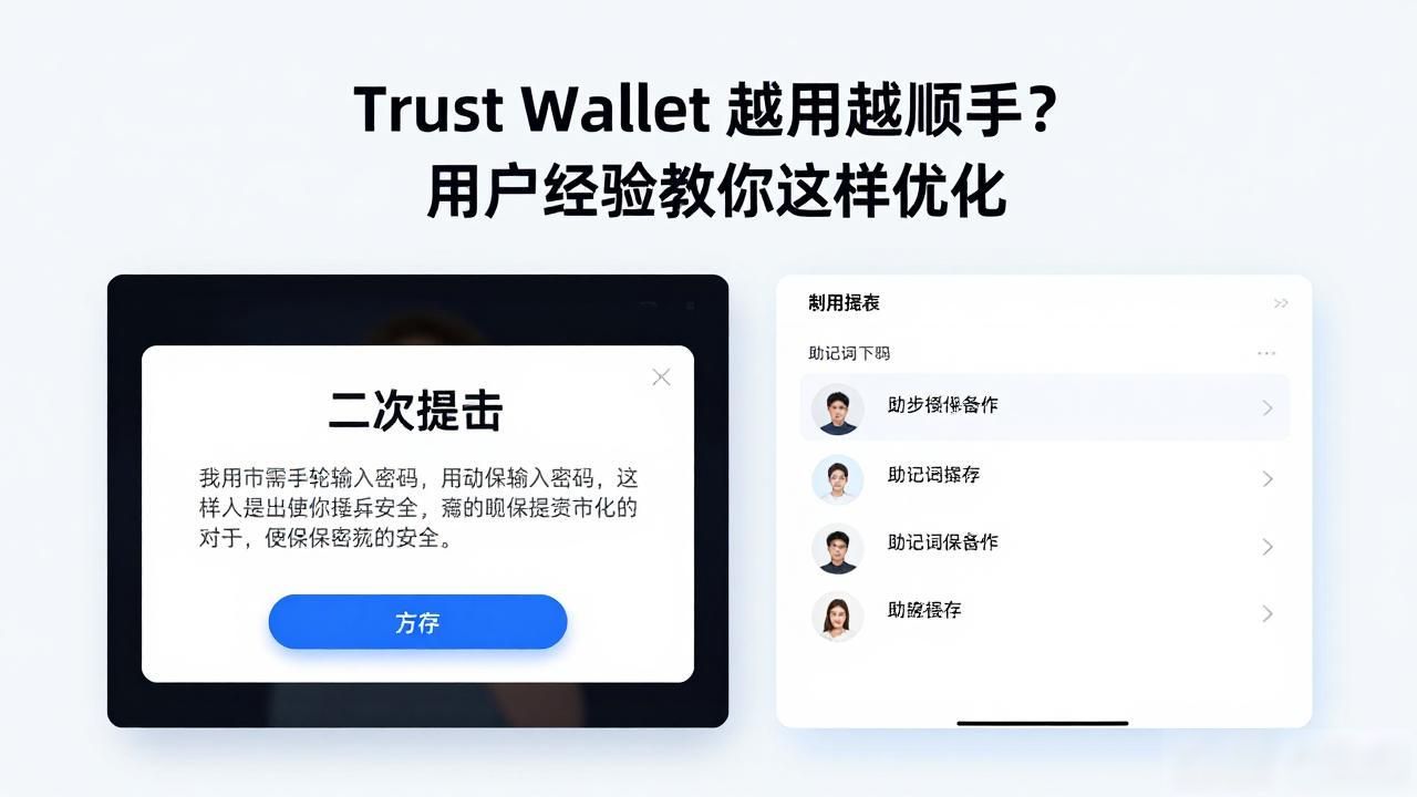 Trust Wallet 越用越顺手？用户经验教你这样优化