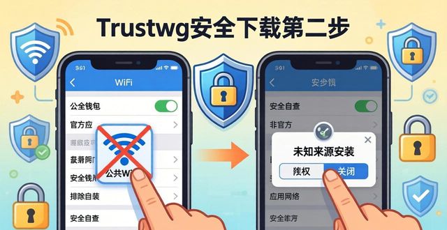 Trust钱包安全下载：三步避开数字陷阱