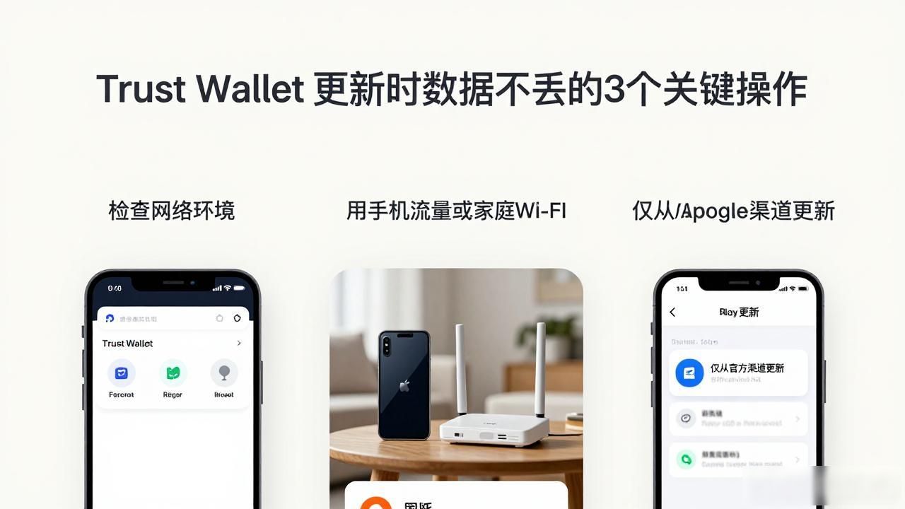 Trust Wallet 更新时数据不丢的3个关键操作